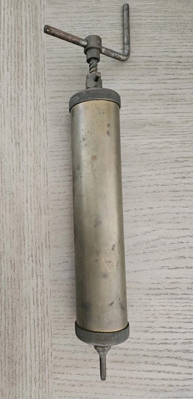 Antique E. Edelmann And Company Brass Grease Gun 1920's